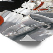 セガブスクの「カラスで破壊された静物人生」 ポスター (角)