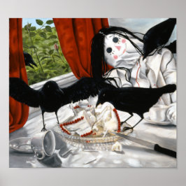 セガブスクの「カラスで破壊された静物人生」 ポスター