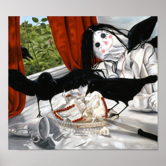 セガブスクの「カラスで破壊された静物人生」 ポスター (正面)