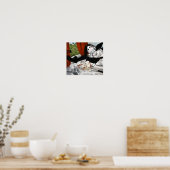 セガブスクの「カラスで破壊された静物人生」 ポスター (キッチン)