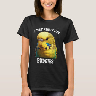 セキセイインコが大好きです。セキセイインコ インコ Tシャツ