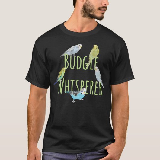 セキセイインコのささやき人 Tシャツ (正面)