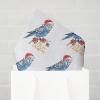 セキセイインコのクリスマス 薄葉紙