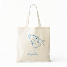 セキセイインコのトートバッグ - Budgielove