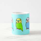 セキセイインコのマグカップ コーヒーマグカップ (中央)