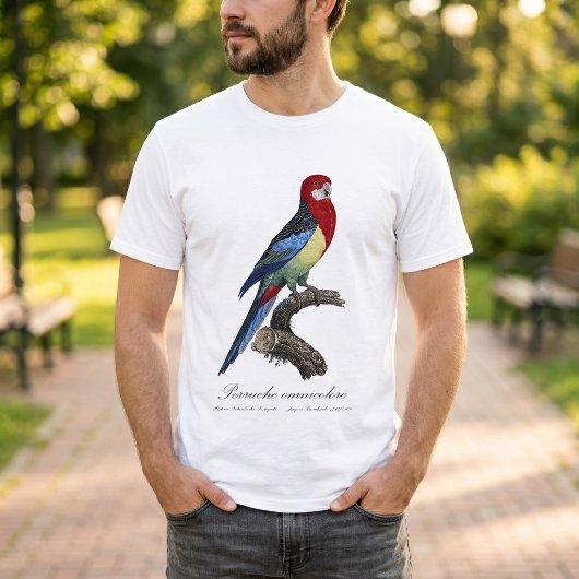 セキセイインコまたはPlatycercus eximius Tシャツ