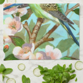 セキセイインコ キッチンタオル (折り畳み)