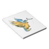 セキセイインコ ノートパッド (アングル)