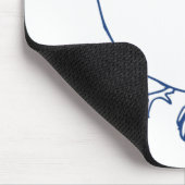 セキセイインコ マウスパッド (コーナー)