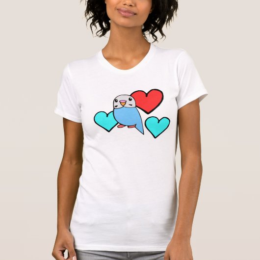 セキセイインコ Tシャツ (正面)