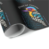 セキセイチョウ ラッピングペーパー (ロールコーナー)