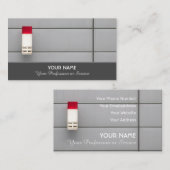 セキュリティエレガント専門家の名刺 名刺 (正面/裏面)