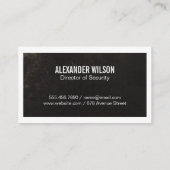 セキュリティカメラロゴ 名刺 (裏面)