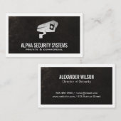 セキュリティカメラロゴ 名刺 (正面/裏面)