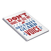 セキュリティガードの声を使わせない ノートブック (右側)