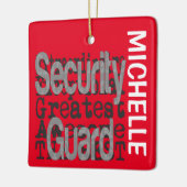セキュリティガード超並外カスタム セラミックオーナメント (左)