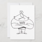 セキュリティガード 招待状 (正面)