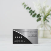 セキュリティコンサルタモダンント名刺 名刺 (スタンド正面)