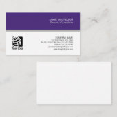 セキュリティコンサルタントシンプルのミニマルプロフェッショナル 名刺 (正面/裏面)