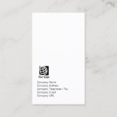 セキュリティコンサルタント特殊スキルのダークホライズン 名刺 (裏面)