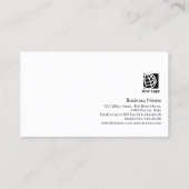 セキュリティコンサルタント特殊スキル金ゴールド曲線 名刺 (裏面)