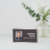 セキュリティコンサルティングカスタムの写真 名刺 (スタンド正面)