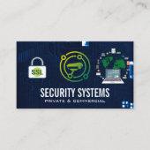 セキュリティサイバーテックの背景 名刺 (正面)