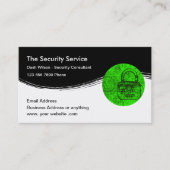 セキュリティサービスサイバーセキュリティ 名刺 (正面)