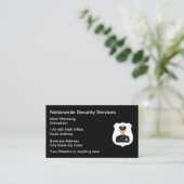 セキュリティサービスセキュリティガード名刺 名刺 (スタンド正面)