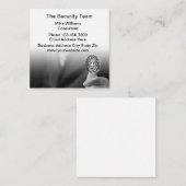 セキュリティサービモダンスの指紋名刺 スクエア名刺 (正面/裏面)