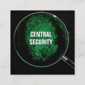 セキュリティサービユニークスの名刺 スクエア名刺 (正面)