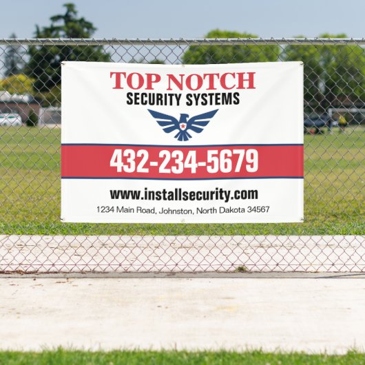 セキュリティシステム 横断幕 (インサイチュ)