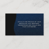 セキュリティシールドグラフィックス | コンピュータ技術ロゴ 名刺 (裏面)