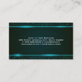 セキュリティシールド | Tech Circuitsの背景 名刺 (裏面)