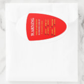 セキュリティシ警告ステム 楕円形シール (バッグ)