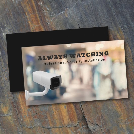 セキュリティソリューション監視システムCCTVカメラ 名刺