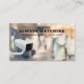 セキュリティソリューション監視システムCCTVカメラ 名刺 (正面)