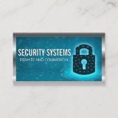 セキュリティネットワークロック |メタル縁ど 名刺 (正面)