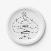 セキュリティバウンサー ペーパープレート (正面)