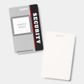 セキュリティバッジ バッジ (正面＆裏面)