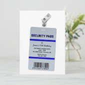 セキュリティパス招待状 招待状 (スタンド正面)