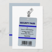 セキュリティパス招待状 招待状 (正面/裏面)