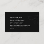 セキュリティビジネスの名刺 名刺 (裏面)