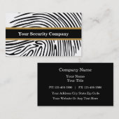 セキュリティビジネスカード 名刺 (正面/裏面)