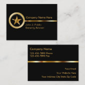 セキュリティビジネスカード 名刺 (正面/裏面)