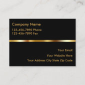 セキュリティビジネスカード 名刺 (裏面)