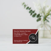 セキュリティモダン監視名刺 名刺 (スタンド正面)