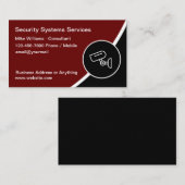 セキュリティモダン監視名刺 名刺 (正面/裏面)