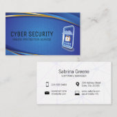 セキュリティモバイルテクノロジー | ソフトモダンウェア 名刺 (正面/裏面)