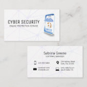 セキュリティモバイルテクノロジー | ネットワーク 名刺 (正面/裏面)